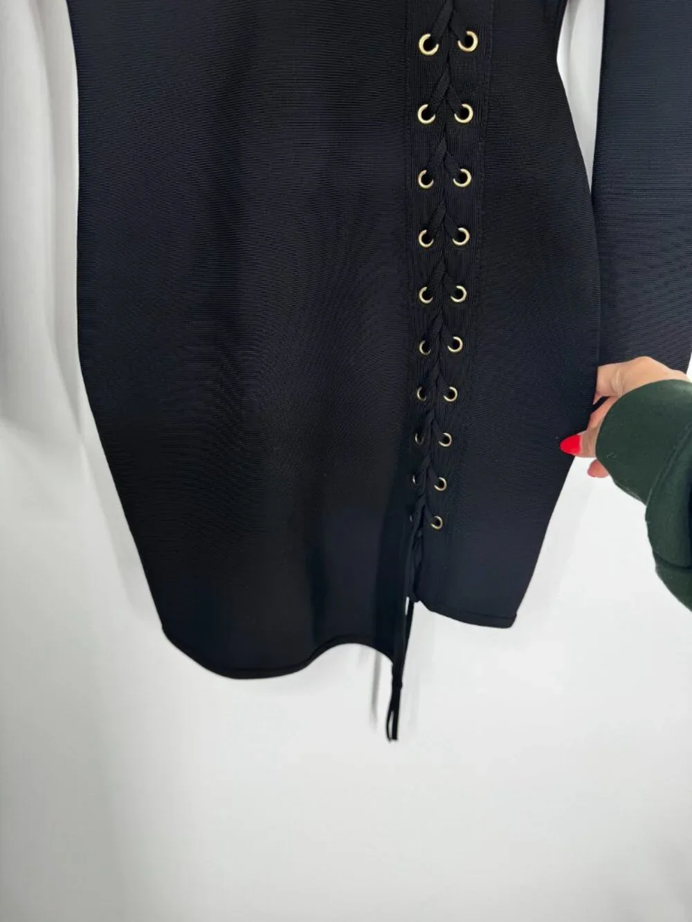 House of London Black Daniela Mini Dress Size S - Picture 6 of 13